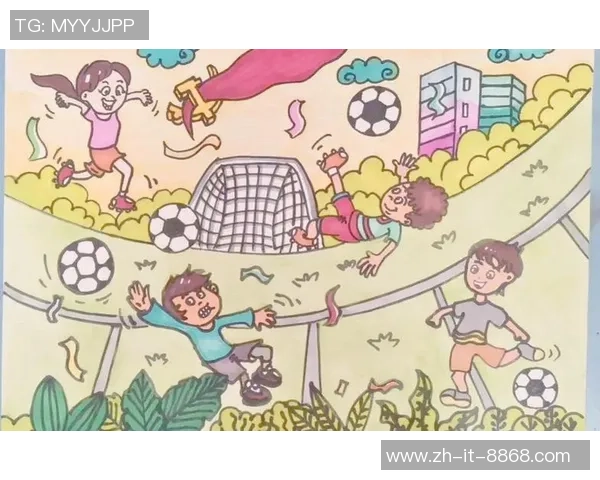 足球场上的激情与梦想：一幅展现青春活力的足球图画